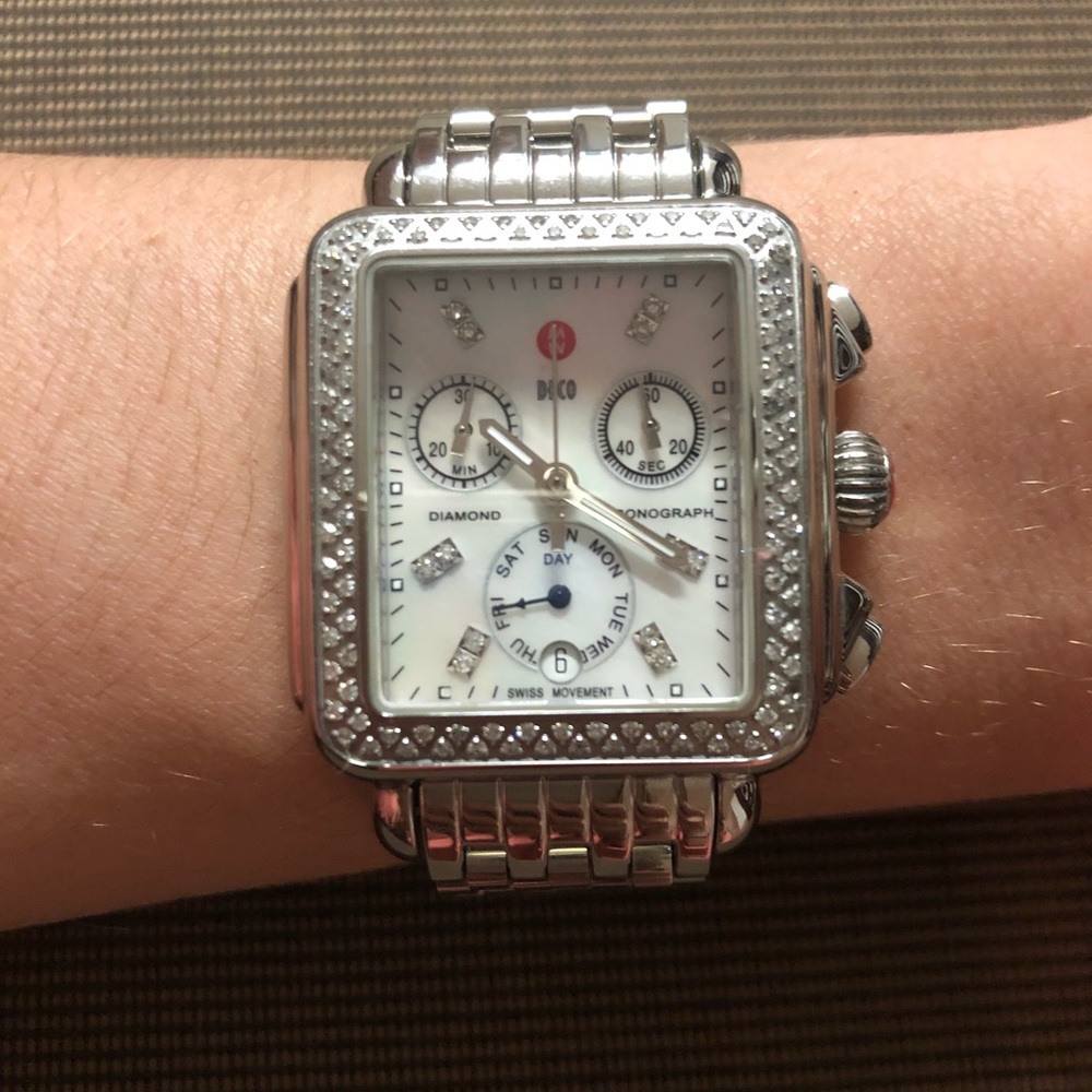 Brand new Michele watch all diamonds